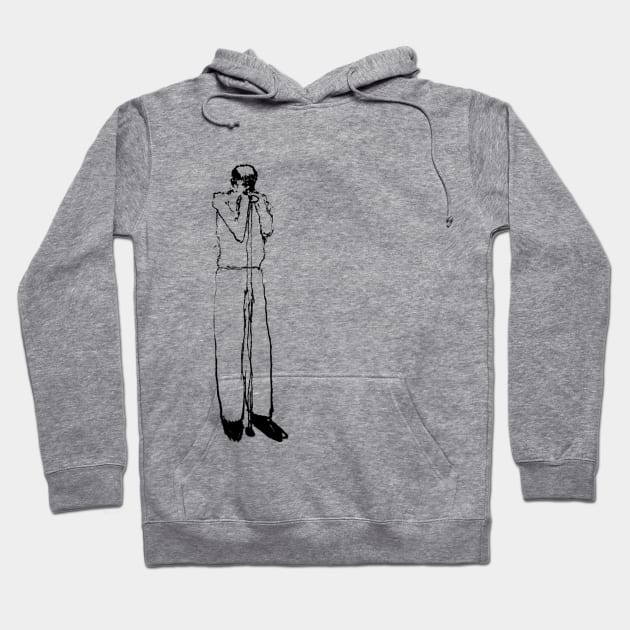 Ian Curtis - Joy Division Hoodie by Henrico